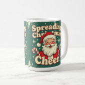 Het verspreiden van kerst cheer koffiemok (Voorkant rechts)