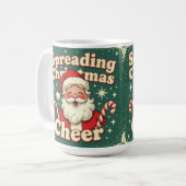 Het verspreiden van kerst cheer koffiemok (Voorkant links)