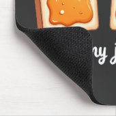 Het verspreiden van vriendelijkheid is mijn jam Fu Muismat (Hoek)