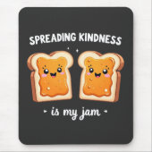 Het verspreiden van vriendelijkheid is mijn jam Fu Muismat (Voorkant)