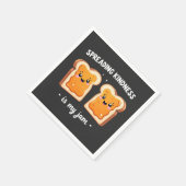 Het verspreiden van vriendelijkheid is My Jam Funn Servet (Hoek)