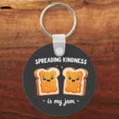 Het verspreiden van vriendelijkheid is My Jam Funn Sleutelhanger (Voorkant)