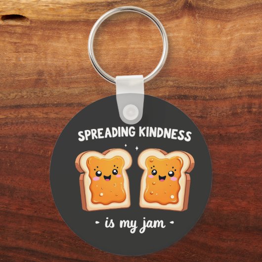 Het verspreiden van vriendelijkheid is My Jam Funn Sleutelhanger (Voorkant)