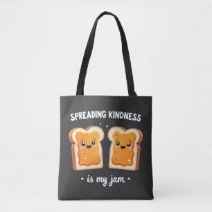 Het verspreiden van vriendelijkheid is My Jam Funn Tote Bag