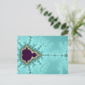 Het verspreidt zich - Fractal Briefkaart (Staand voorkant)