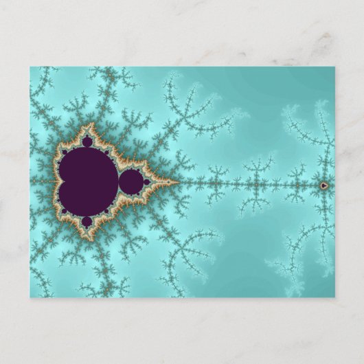 Het verspreidt zich - Fractal Briefkaart (Voorkant)