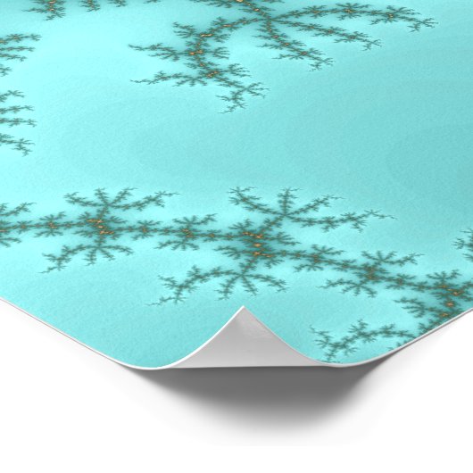 Het verspreidt zich - Fractal Poster (Hoek)