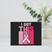 Het versterken van deze overlevende van borstkanke briefkaart (Staand voorkant)