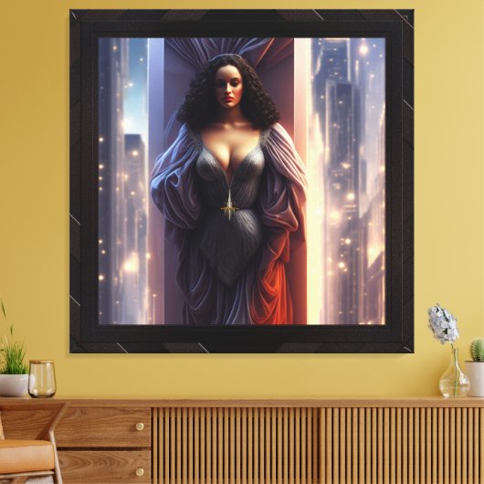 Het verstrijken van een tijdperk door Xzendor7 Canvas Afdruk (Insitu (Woonkamer))