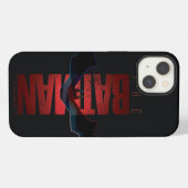 Het verticale Batman-logo iPhone Hoesje (Achterkant horizontaal)