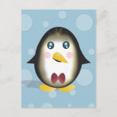 Het Verticale Briefkaart van de Pinguïn van (Voorkant)