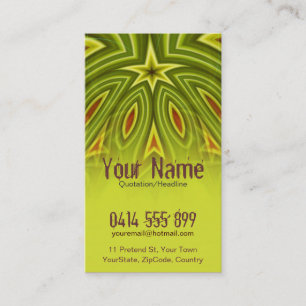 Het Verticale Gepersonaliseerde Visitekaartje van