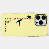 Het verticale levensritme - Rockklimdesign Case-Mate iPhone Case (Achterkant (horizontaal))