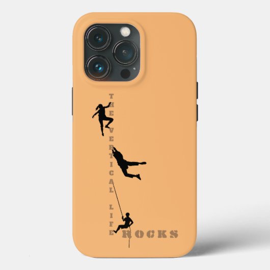 Het verticale levensritme - Rockklimdesign Case-Mate iPhone Case (Achterkant)
