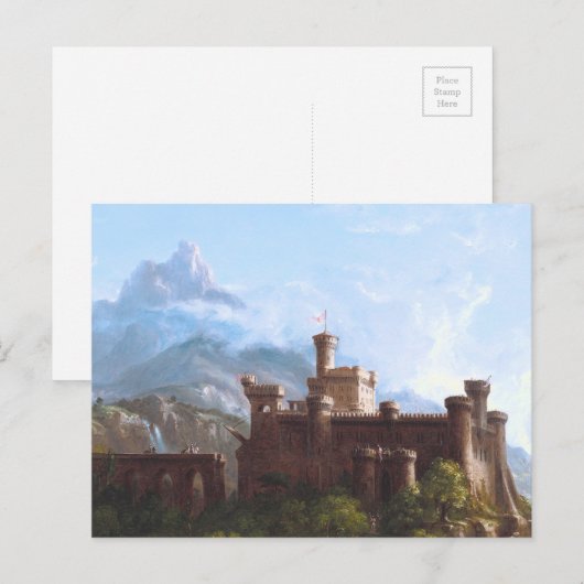 Het vertrek door Thomas Cole Briefkaart (Voorkant / Achterkant)