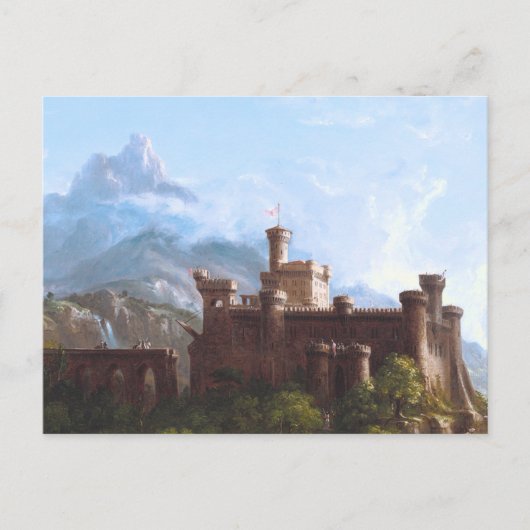 Het vertrek door Thomas Cole Briefkaart (Voorkant)