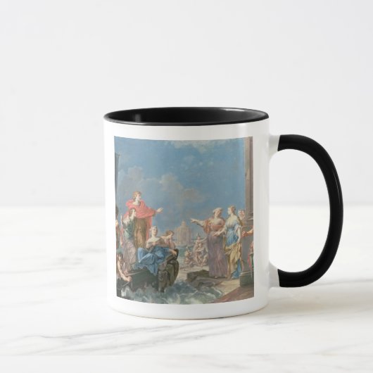 Het vertrek van Aeneas Mok (Rechts)
