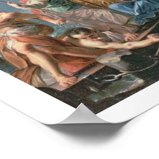 Het vertrek van Aeneas Poster (Hoek)