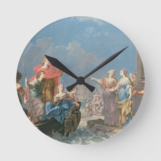 Het vertrek van Aeneas Ronde Klok (Voorkant)