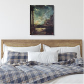 Het vertrek van Aeneas van Carthage Canvas Afdruk (Insitu (Slaapkamer))