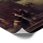 Het vertrek van Aeneas van Carthage Poster (Hoek)