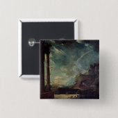 Het vertrek van Aeneas van Carthage Vierkante Button 5,1 Cm (Voorkant /achterkant)