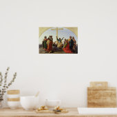 Het vertrek van de apostelen, 1845 poster (Keuken)