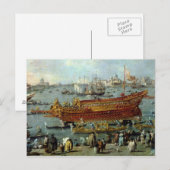 Het vertrek van de "Bucentaur" Briefkaart (Voorkant / Achterkant)