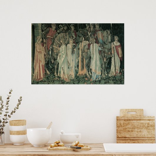 Het vertrek van de nachten poster (Keuken)