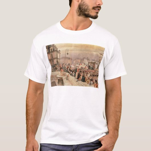 Het vertrek van de vrijwilligers 1792 t-shirt (Voorkant)