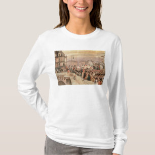 Het vertrek van de vrijwilligers 1792 t-shirt