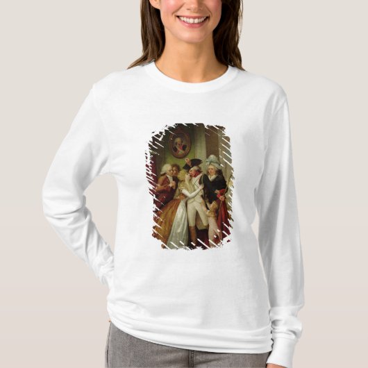 Het vertrek van de vrijwilligers t-shirt (Voorkant)