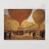 Het vertrek van Leon Michel Gambetta Briefkaart (Voorkant)