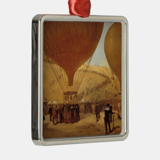 Het vertrek van Leon Michel Gambetta Metalen Ornament (Rechts)