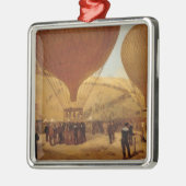 Het vertrek van Leon Michel Gambetta Metalen Ornament (Links)