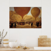 Het vertrek van Leon Michel Gambetta Poster (Keuken)