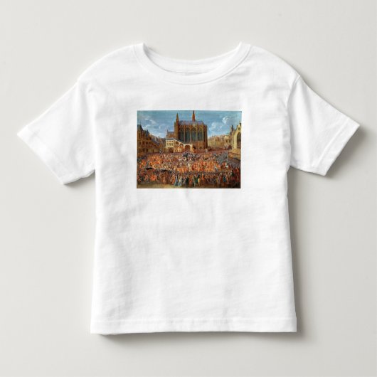 Het vertrek van Louis XV van Kinder Shirts (Voorkant)