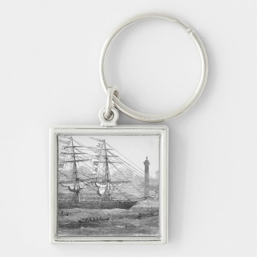 Het vertrek van 'The Lizzie Webber' Sleutelhanger (Voorkant)