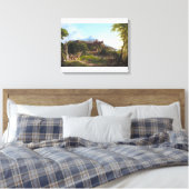 Het vertrek van Thomas Cole Canvas Afdruk (Insitu (Slaapkamer))