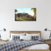 Het vertrek van Thomas Cole Canvas Afdruk (Insitu (Slaapkamer))