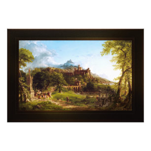 Het vertrek van Thomas Cole Foto Afdruk