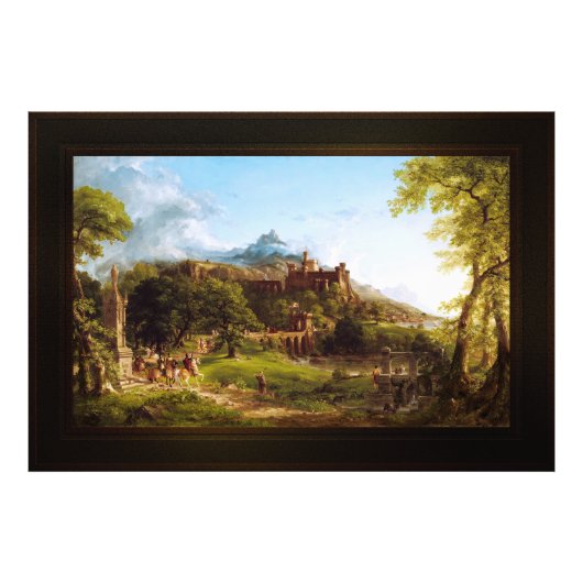 Het vertrek van Thomas Cole Foto Afdruk (Voorkant)