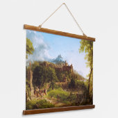 Het vertrek van Thomas Cole Hangend Wandkleed (Gebogen)