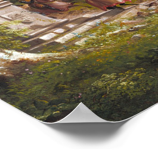 Het vertrek van Thomas Cole Poster (Hoek)