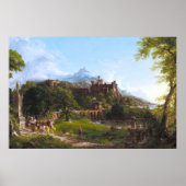 Het vertrek van Thomas Cole Poster (Voorkant)