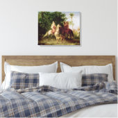 Het vertrek voor de Jacht Canvas Afdruk (Insitu (Slaapkamer))
