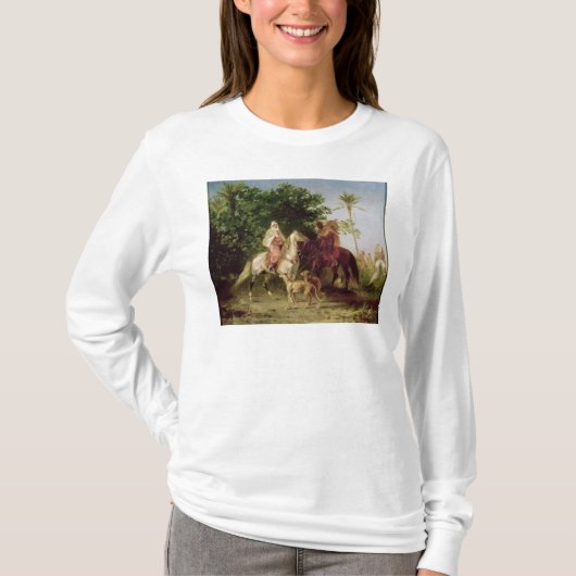 Het vertrek voor de Jacht T-shirt (Voorkant)