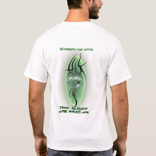 Het vertroebelen van de Lijnen T-shirt (Achterkant)