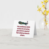 Het vertrouwen dat wij hebben - het vertrouwenscit kaart (Gele Bloem)