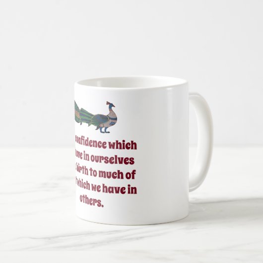 Het vertrouwen dat wij hebben - het vertrouwenscit koffiemok (Voorkant rechts)